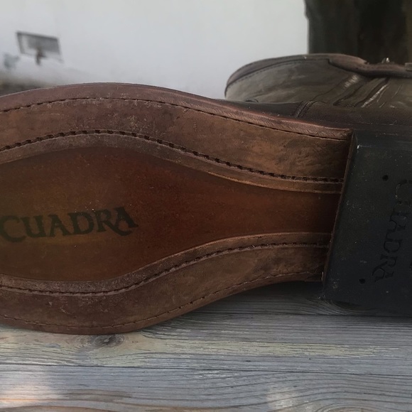 Urban boot for men in bovine leather,hand painted vintage look,leather sole - Picture 3 of 10